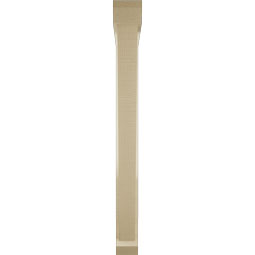 Ekena Millwork - BKTUR0352X32X36TRA06RCPR - Timberthane Faux Wood Traditional Style Bracket w/ Offset Brace, Slat Ends, 3 1/2"W x 32"D x 36"H, Primed Tan