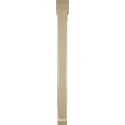 Ekena Millwork - BKTUR0352X36X40TRA06RCPR - Timberthane Faux Wood Traditional Style Bracket w/ Offset Brace, Slat Ends, 3 1/2"W x 36"D x 40"H, Primed Tan