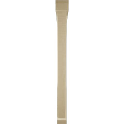 Ekena Millwork - BKTUR0352X40X40TRA06RCPR - Timberthane Faux Wood Traditional Style Bracket w/ Offset Brace, Slat Ends, 3 1/2"W x 40"D x 40"H, Primed Tan