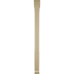 Ekena Millwork - BKTUR0352X42X48TRA06RCPR - Timberthane Faux Wood Traditional Style Bracket w/ Offset Brace, Slat Ends, 3 1/2"W x 42"D x 48"H, Primed Tan