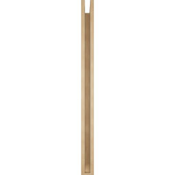 Ekena Millwork - BKTUR0352X48X48TRA06RCPR - Timberthane Faux Wood Traditional Style Bracket w/ Offset Brace, Slat Ends, 3 1/2"W x 48"D x 48"H, Primed Tan