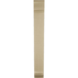Ekena Millwork - BKTUR035X16X28TRA01RCPR - Timberthane Faux Wood Traditional Style Bracket, Traditional Ends, 3 1/2"W x 16"D x 28"H, Primed Tan