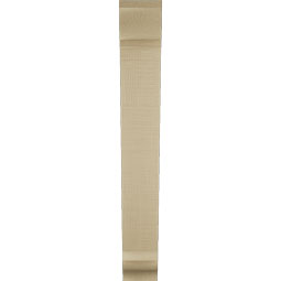 Ekena Millwork - BKTUR035X18X26TRA01RCPR - Timberthane Faux Wood Traditional Style Bracket, Traditional Ends, 3 1/2"W x 18"D x 26"H, Primed Tan