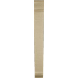 Ekena Millwork - BKTUR035X18X30TRA01RCPR - Timberthane Faux Wood Traditional Style Bracket, Traditional Ends, 3 1/2"W x 18"D x 30"H, Primed Tan