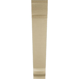 Ekena Millwork - BKTUR035X20X20TRA01RCPR - Timberthane Faux Wood Traditional Style Bracket, Traditional Ends, 3 1/2"W x 20"D x 20"H, Primed Tan