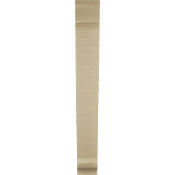 Ekena Millwork - BKTUR035X20X28TRA01RCPR - Timberthane Faux Wood Traditional Style Bracket, Traditional Ends, 3 1/2"W x 20"D x 28"H, Primed Tan