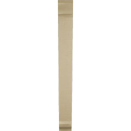 Ekena Millwork - BKTUR035X22X34TRA01RCPR - Timberthane Faux Wood Traditional Style Bracket, Traditional Ends, 3 1/2"W x 22"D x 34"H, Primed Tan