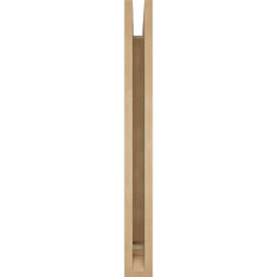 Ekena Millwork - BKTUR035X22X34TRA01RCPR - Timberthane Faux Wood Traditional Style Bracket, Traditional Ends, 3 1/2"W x 22"D x 34"H, Primed Tan