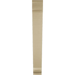 Ekena Millwork - BKTUR035X24X28TRA01RCPR - Timberthane Faux Wood Traditional Style Bracket, Traditional Ends, 3 1/2"W x 24"D x 28"H, Primed Tan