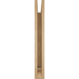 Ekena Millwork - BKTUR035X24X28TRA01RCPR - Timberthane Faux Wood Traditional Style Bracket, Traditional Ends, 3 1/2"W x 24"D x 28"H, Primed Tan
