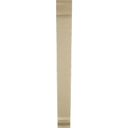Ekena Millwork - BKTUR035X24X32TRA01RCPR - Timberthane Faux Wood Traditional Style Bracket, Traditional Ends, 3 1/2"W x 24"D x 32"H, Primed Tan