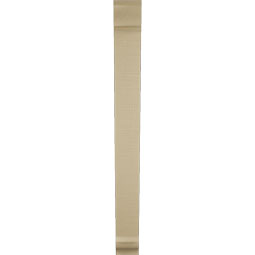 Ekena Millwork - BKTUR035X24X36TRA01RCPR - Timberthane Faux Wood Traditional Style Bracket, Traditional Ends, 3 1/2"W x 24"D x 36"H, Primed Tan