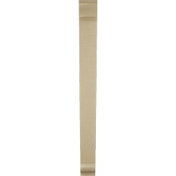 Ekena Millwork - BKTUR035X26X38TRA01RCPR - Timberthane Faux Wood Traditional Style Bracket, Traditional Ends, 3 1/2"W x 26"D x 38"H, Primed Tan