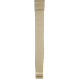 Ekena Millwork - BKTUR035X28X32TRA01RCPR - Timberthane Faux Wood Traditional Style Bracket, Traditional Ends, 3 1/2"W x 28"D x 32"H, Primed Tan