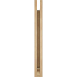 Ekena Millwork - BKTUR035X30X34TRA01RCPR - Timberthane Faux Wood Traditional Style Bracket, Traditional Ends, 3 1/2"W x 30"D x 34"H, Primed Tan