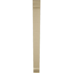 Ekena Millwork - BKTUR035X30X38TRA01RCPR - Timberthane Faux Wood Traditional Style Bracket, Traditional Ends, 3 1/2"W x 30"D x 38"H, Primed Tan