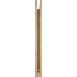 Ekena Millwork - BKTUR035X30X38TRA01RCPR - Timberthane Faux Wood Traditional Style Bracket, Traditional Ends, 3 1/2"W x 30"D x 38"H, Primed Tan
