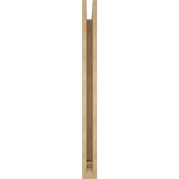 Ekena Millwork - BKTUR035X30X42TRA01RCPR - Timberthane Faux Wood Traditional Style Bracket, Traditional Ends, 3 1/2"W x 30"D x 42"H, Primed Tan