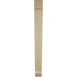 Ekena Millwork - BKTUR035X32X36TRA01RCPR - Timberthane Faux Wood Traditional Style Bracket, Traditional Ends, 3 1/2"W x 32"D x 36"H, Primed Tan
