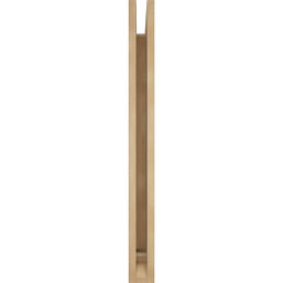 Ekena Millwork - BKTUR035X32X38TRA01RCPR - Timberthane Faux Wood Traditional Style Bracket, Traditional Ends, 3 1/2"W x 32"D x 38"H, Primed Tan