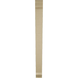 Ekena Millwork - BKTUR035X32X40TRA01RCPR - Timberthane Faux Wood Traditional Style Bracket, Traditional Ends, 3 1/2"W x 32"D x 40"H, Primed Tan