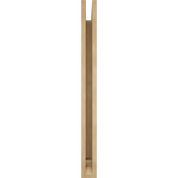 Ekena Millwork - BKTUR035X32X40TRA01RCPR - Timberthane Faux Wood Traditional Style Bracket, Traditional Ends, 3 1/2"W x 32"D x 40"H, Primed Tan
