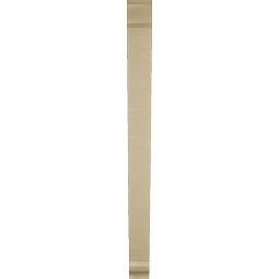 Ekena Millwork - BKTUR035X32X44TRA01RCPR - Timberthane Faux Wood Traditional Style Bracket, Traditional Ends, 3 1/2"W x 32"D x 44"H, Primed Tan