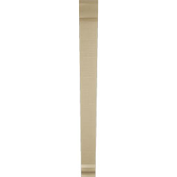 Ekena Millwork - BKTUR035X34X38TRA01RCPR - Timberthane Faux Wood Traditional Style Bracket, Traditional Ends, 3 1/2"W x 34"D x 38"H, Primed Tan