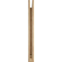 Ekena Millwork - BKTUR035X34X38TRA01RCPR - Timberthane Faux Wood Traditional Style Bracket, Traditional Ends, 3 1/2"W x 34"D x 38"H, Primed Tan