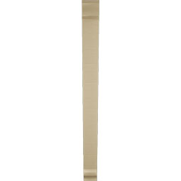 Ekena Millwork - BKTUR035X34X42TRA01RCPR - Timberthane Faux Wood Traditional Style Bracket, Traditional Ends, 3 1/2"W x 34"D x 42"H, Primed Tan