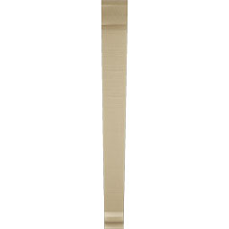 Ekena Millwork - BKTUR035X36X36TRA01RCPR - Timberthane Faux Wood Traditional Style Bracket, Traditional Ends, 3 1/2"W x 36"D x 36"H, Primed Tan