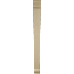 Ekena Millwork - BKTUR035X36X40TRA01RCPR - Timberthane Faux Wood Traditional Style Bracket, Traditional Ends, 3 1/2"W x 36"D x 40"H, Primed Tan