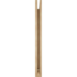 Ekena Millwork - BKTUR035X36X40TRA01RCPR - Timberthane Faux Wood Traditional Style Bracket, Traditional Ends, 3 1/2"W x 36"D x 40"H, Primed Tan