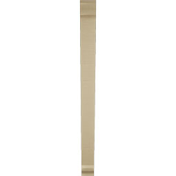 Ekena Millwork - BKTUR035X36X44TRA01RCPR - Timberthane Faux Wood Traditional Style Bracket, Traditional Ends, 3 1/2"W x 36"D x 44"H, Primed Tan