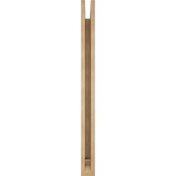 Ekena Millwork - BKTUR035X38X44TRA01RCPR - Timberthane Faux Wood Traditional Style Bracket, Traditional Ends, 3 1/2"W x 38"D x 44"H, Primed Tan