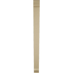 Ekena Millwork - BKTUR035X38X46TRA01RCPR - Timberthane Faux Wood Traditional Style Bracket, Traditional Ends, 3 1/2"W x 38"D x 46"H, Primed Tan