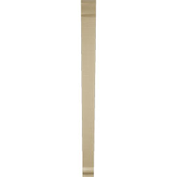 Ekena Millwork - BKTUR035X44X48TRA01RCPR - Timberthane Faux Wood Traditional Style Bracket, Traditional Ends, 3 1/2"W x 44"D x 48"H, Primed Tan
