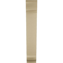 Ekena Millwork - BKTUR055X22X34TRA01RCPR - Timberthane Faux Wood Traditional Style Bracket, Traditional Ends, 5 1/2"W x 22"D x 34"H, Primed Tan