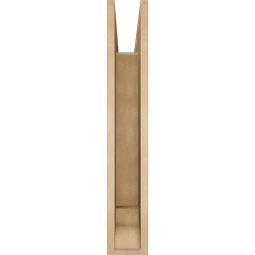 Ekena Millwork - BKTUR055X30X34TRA01RCPR - Timberthane Faux Wood Traditional Style Bracket, Traditional Ends, 5 1/2"W x 30"D x 34"H, Primed Tan