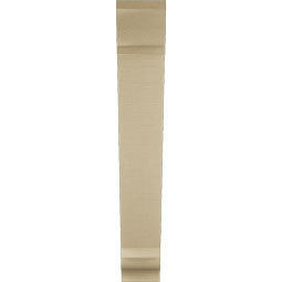 Ekena Millwork - BKTUR055X30X36TRA01RCPR - Timberthane Faux Wood Traditional Style Bracket, Traditional Ends, 5 1/2"W x 30"D x 36"H, Primed Tan