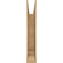 Ekena Millwork - BKTUR055X32X32TRA01RCPR - Timberthane Faux Wood Traditional Style Bracket, Traditional Ends, 5 1/2"W x 32"D x 32"H, Primed Tan