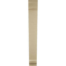 Ekena Millwork - BKTUR055X32X44TRA01RCPR - Timberthane Faux Wood Traditional Style Bracket, Traditional Ends, 5 1/2"W x 32"D x 44"H, Primed Tan