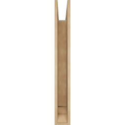 Ekena Millwork - BKTUR055X32X44TRA01RCPR - Timberthane Faux Wood Traditional Style Bracket, Traditional Ends, 5 1/2"W x 32"D x 44"H, Primed Tan
