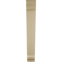 Ekena Millwork - BKTUR055X34X40TRA01RCPR - Timberthane Faux Wood Traditional Style Bracket, Traditional Ends, 5 1/2"W x 34"D x 40"H, Primed Tan