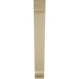 Ekena Millwork - BKTUR055X34X42TRA01RCPR - Timberthane Faux Wood Traditional Style Bracket, Traditional Ends, 5 1/2"W x 34"D x 42"H, Primed Tan