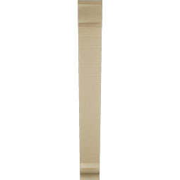 Ekena Millwork - BKTUR055X34X46TRA01RCPR - Timberthane Faux Wood Traditional Style Bracket, Traditional Ends, 5 1/2"W x 34"D x 46"H, Primed Tan