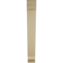 Ekena Millwork - BKTUR055X36X42TRA01RCPR - Timberthane Faux Wood Traditional Style Bracket, Traditional Ends, 5 1/2"W x 36"D x 42"H, Primed Tan