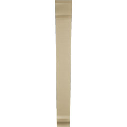 Ekena Millwork - BKTUR055X36X48TRA01RCPR - Timberthane Faux Wood Traditional Style Bracket, Traditional Ends, 5 1/2"W x 36"D x 48"H, Primed Tan