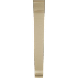 Ekena Millwork - BKTUR055X40X44TRA01RCPR - Timberthane Faux Wood Traditional Style Bracket, Traditional Ends, 5 1/2"W x 40"D x 44"H, Primed Tan