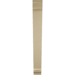 Ekena Millwork - BKTUR055X40X48TRA01RCPR - Timberthane Faux Wood Traditional Style Bracket, Traditional Ends, 5 1/2"W x 40"D x 48"H, Primed Tan
